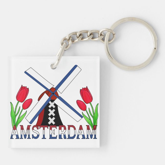 Amsterdamer Schlüsselanhänger (Rückseite)
