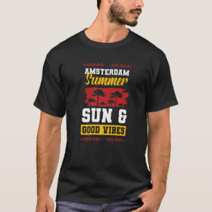 Amsterdamer Urlaub Sommerangebot Party Angebot T-Shirt