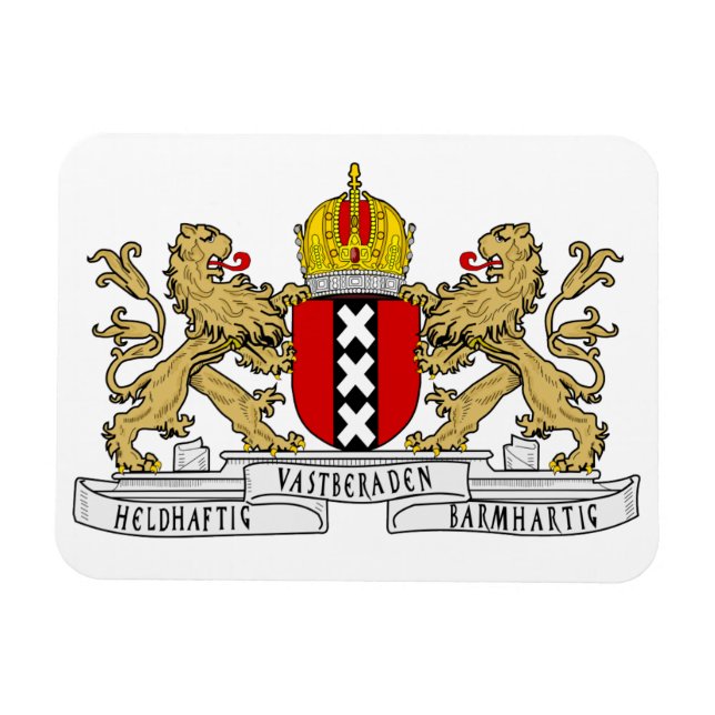 Amsterdamer Wappen Magnet (Horizontal)
