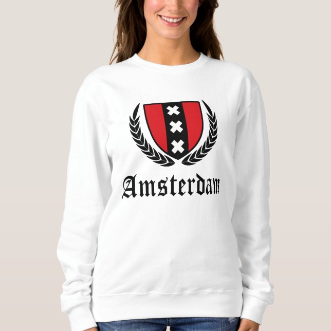 Amsterdamer Wappen Sweatshirt (Vorderseite)