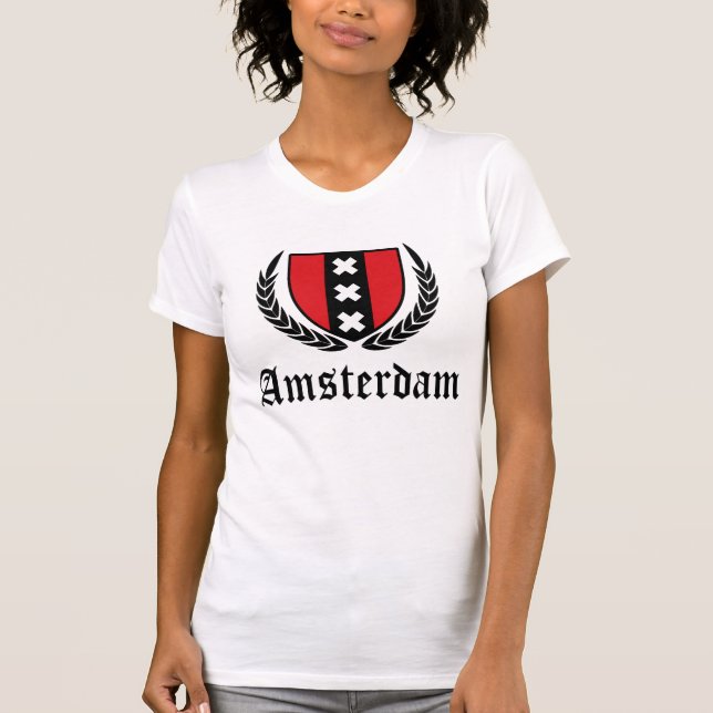 Amsterdamer Wappen T-Shirt (Vorderseite)