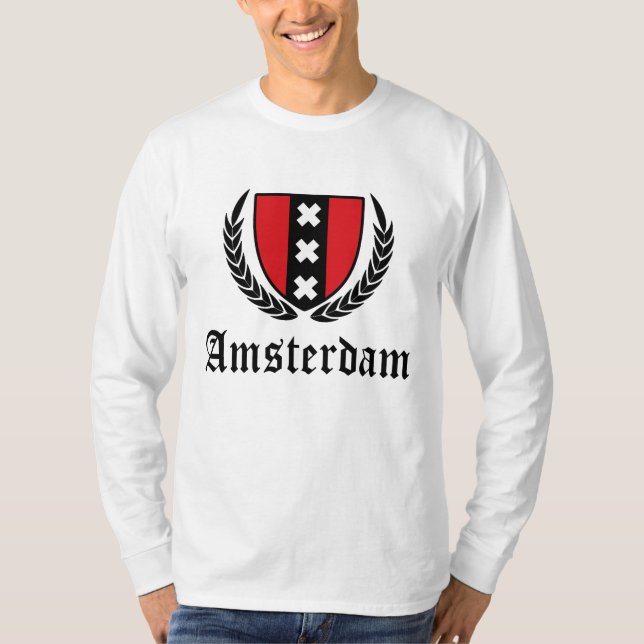 Amsterdamer Wappen T-Shirt (Vorderseite)