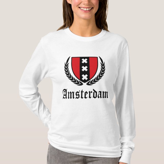 Amsterdamer Wappen T-Shirt (Vorderseite)
