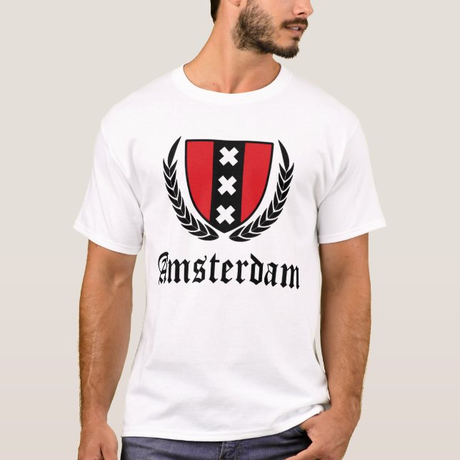 Amsterdamer Wappen T-Shirt (Vorderseite)