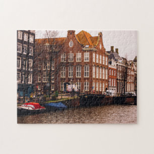 Amsterdamkanal und -architektur puzzle