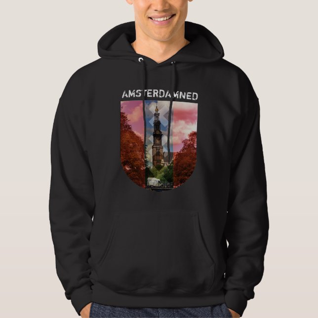 AMSTERDAMNED Westertoren 2 hoodie (Vorderseite)