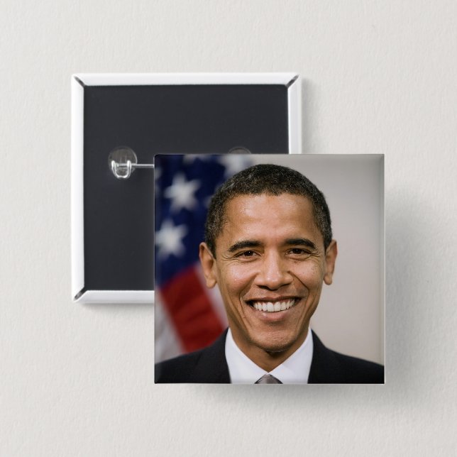 Amt des designierten Präsidenten Barack Obama Button (Vorne & Hinten)