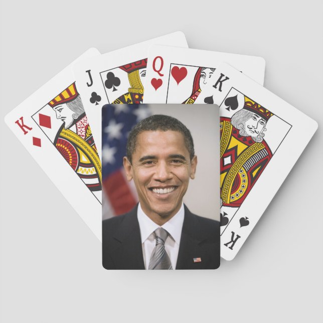Amt des designierten Präsidenten Barack Obama Spielkarten (Rückseite)
