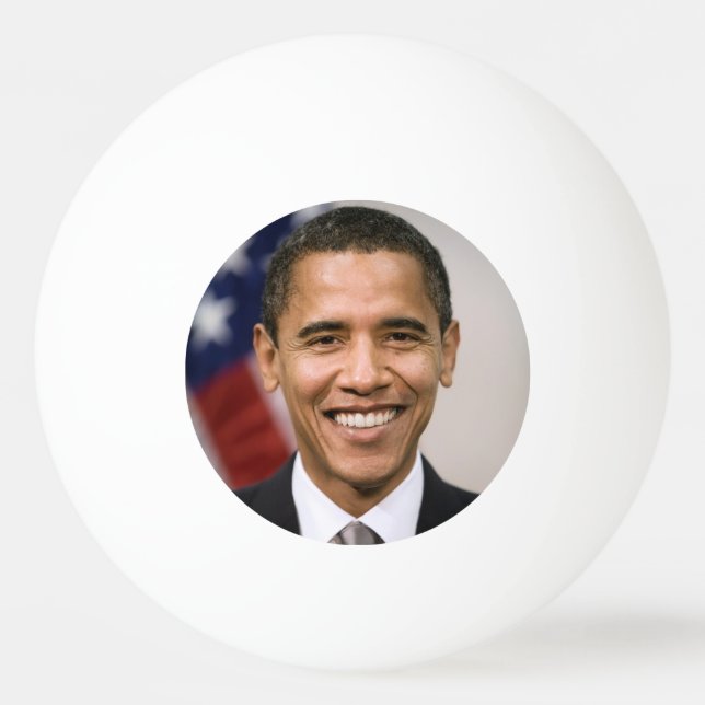 Amt des designierten Präsidenten Barack Obama Tischtennisball (Vorderseite)