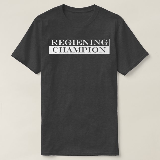 amtierender Champion T-Shirt (Design vorne)