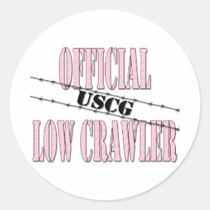 amtliches crawleruscg2 runder aufkleber