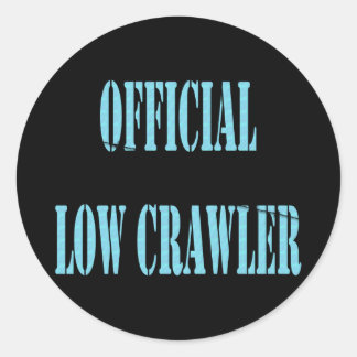 amtliches Crawleruscing Runder Aufkleber