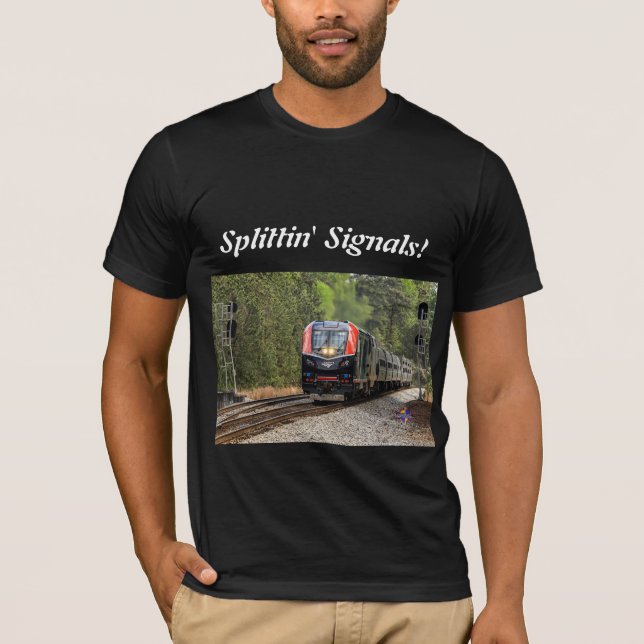 Amtrak Splittin' Signals T-Shirt (Vorderseite)