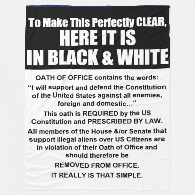 AMTSATH FLEECEDECKE (Vorderseite)