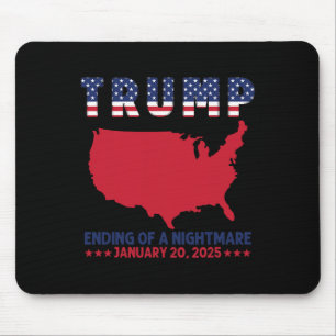 Amtseinführung 2025 Trump Wahlen Ende eines Albtra Mousepad