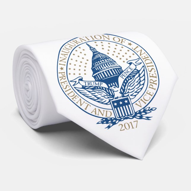 Amtseinführung des Präsidenten 2017 Donald Trump P Krawatte (Gerollt)