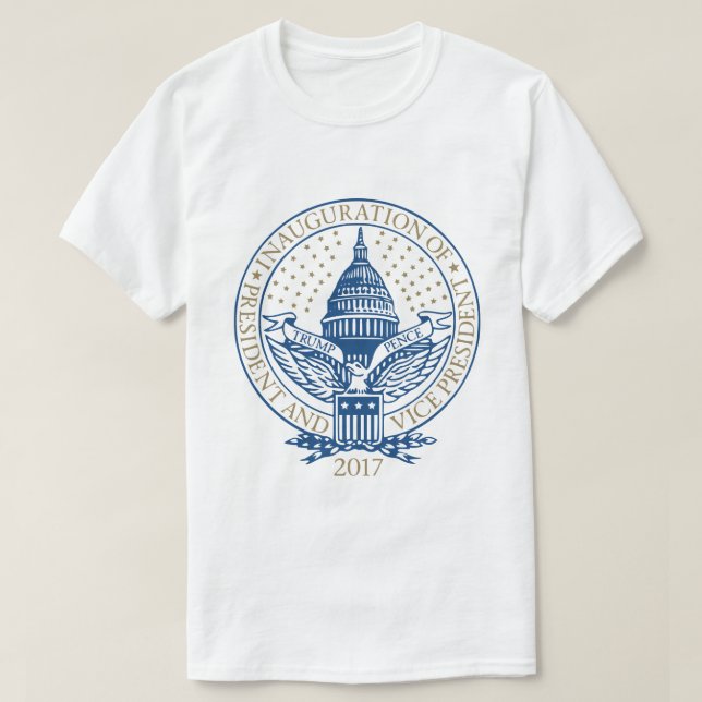 Amtseinführung des Präsidenten 2017 Donald Trump P T-Shirt (Design vorne)