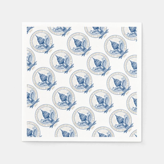 Amtseinführung Präsident Trump Mike Pence Republik Serviette (Vorderseite)