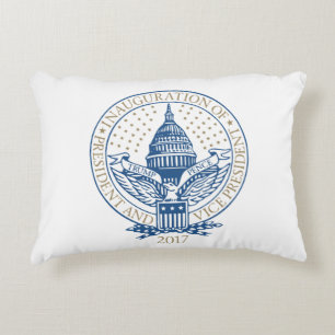Amtseinführung Trump Pence 2017 Logo Zierkissen