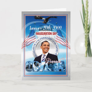 Amtseinführung von Barack Obama Karte