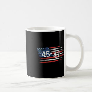 Amtseinführung von Trump 45 47 Wahl Kaffeetasse