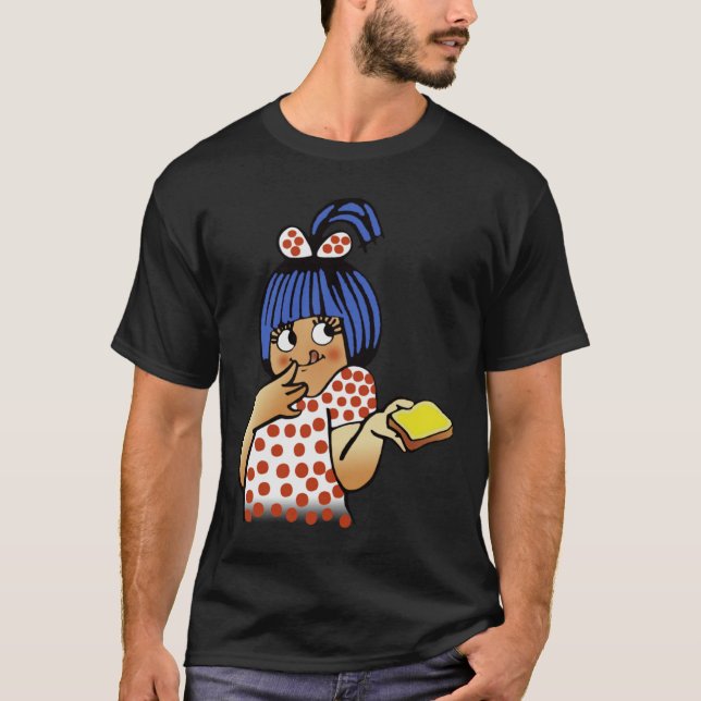 Amul Butter Girl Iconic Indian Culture Design Club T-Shirt (Vorderseite)