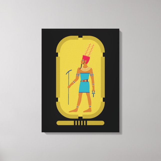 Amun God of the Air Canvas drucken Leinwanddruck (Vorderseite)