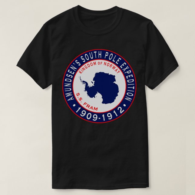 Amundsens South Pole Expedition T-Shirt (Design vorne)