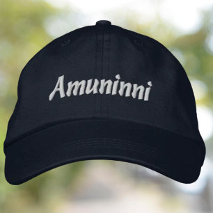 Amuninni Bestickte Mütze Baseballkappe