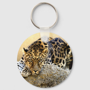 Amur Leopard Schlüsselanhänger