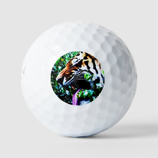 Amur Tiger be6 gbcna Golfball (Vorderseite)