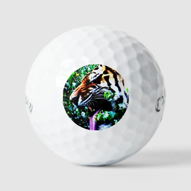 Amur Tiger css gbcnm Golfball (Vorderseite)