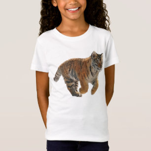 Amur Tiger Cub Wildlife Art T-Shirt