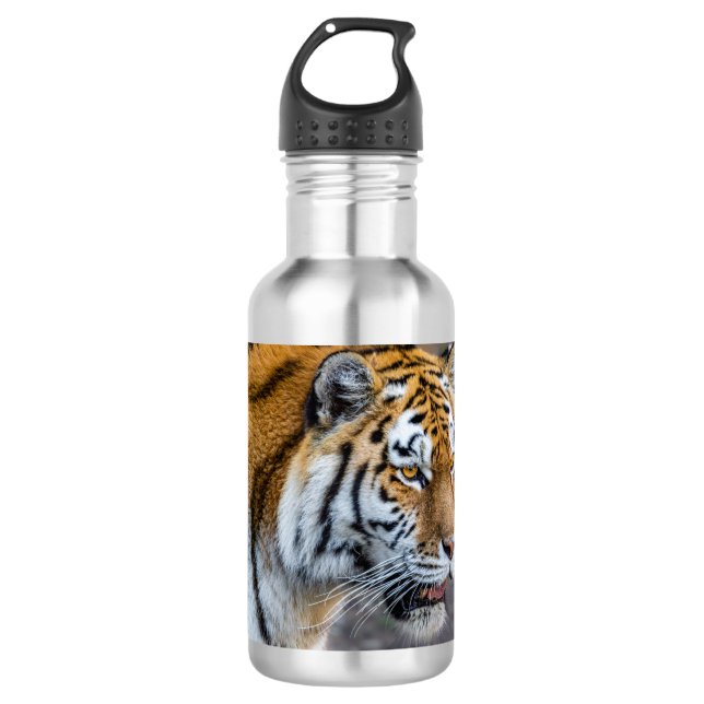 Amur tiger edelstahlflasche (Vorderseite)