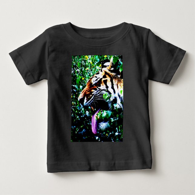 Amur Tiger iccnm Baby T-shirt (Vorderseite)