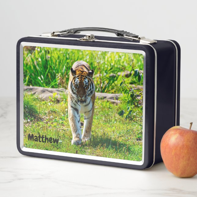 Amur Tiger Metal Lunchbox (Beispiel)