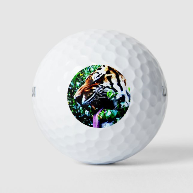 Amur Tiger wu gbcnm Golfball (Vorderseite)