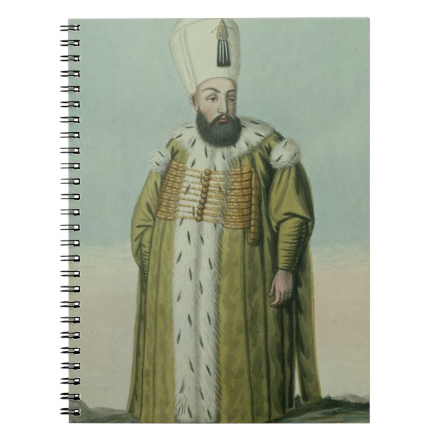 Amurath (Murad) (1546-95) Sultan III 1574-95, von Notizblock (Vorderseite)