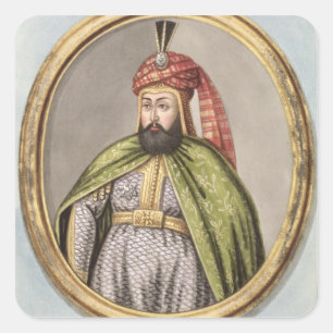 Amurath (Murad) (1612-40) Sultan IV 1623-40, von Quadratischer Aufkleber