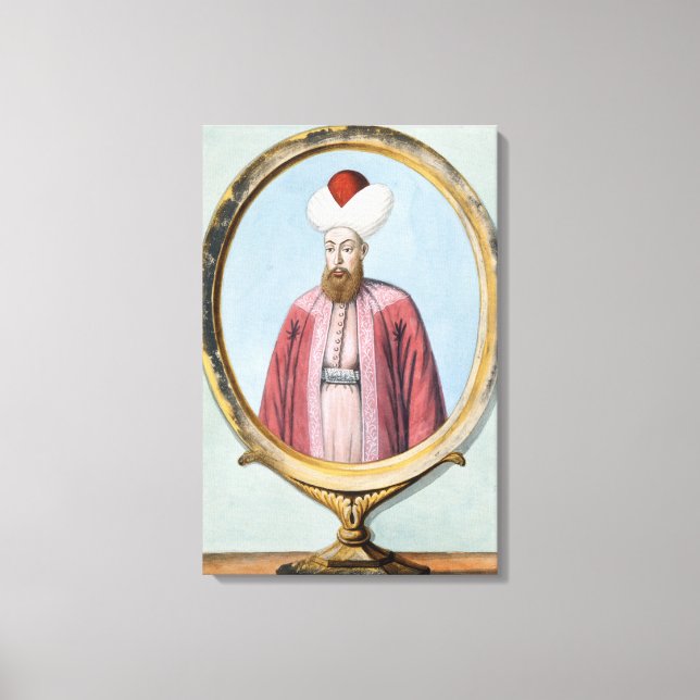 Amurath (Murad) I (1319-89), Sultan 1359-89, aus Leinwanddruck (Vorderseite)