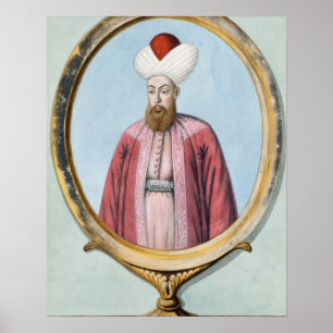 Amurath (Murad) I (1319-89), Sultan 1359-89, from Poster