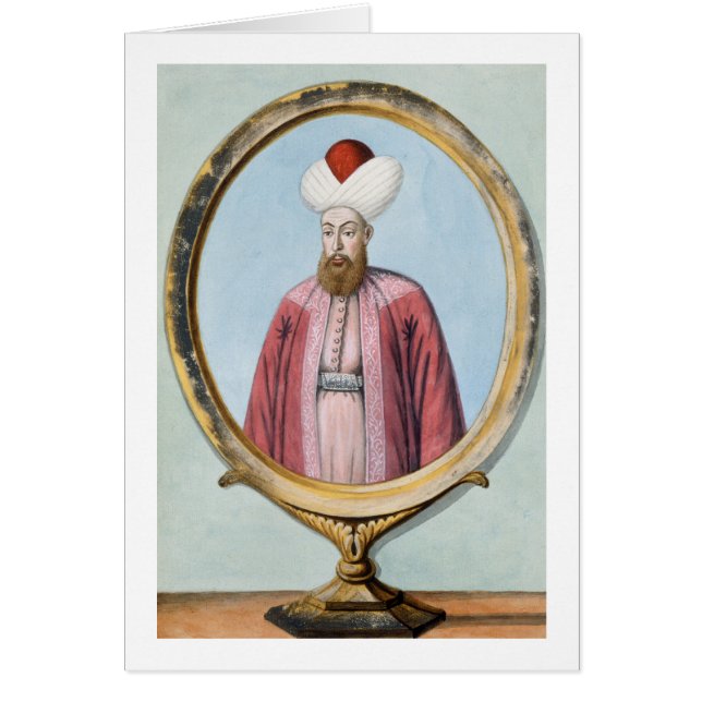 Amurath (Murad) I (1319-89), Sultan 1359-89, von (Vorne)