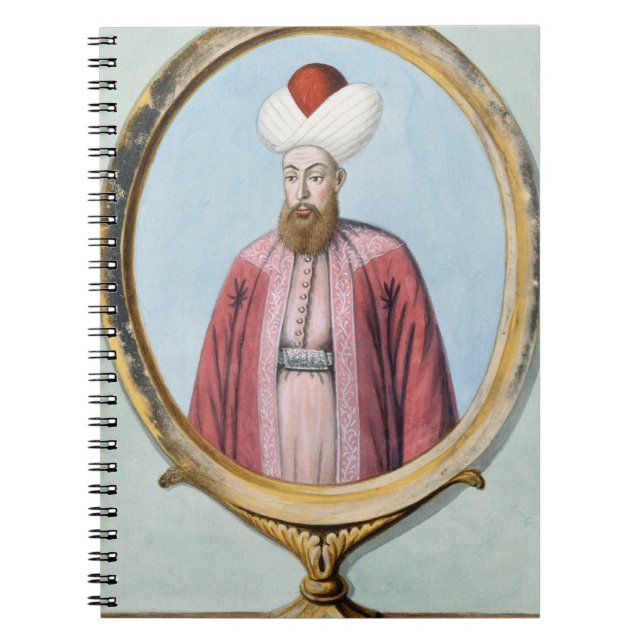 Amurath (Murad) I (1319-89), Sultan 1359-89, von Notizblock (Vorderseite)
