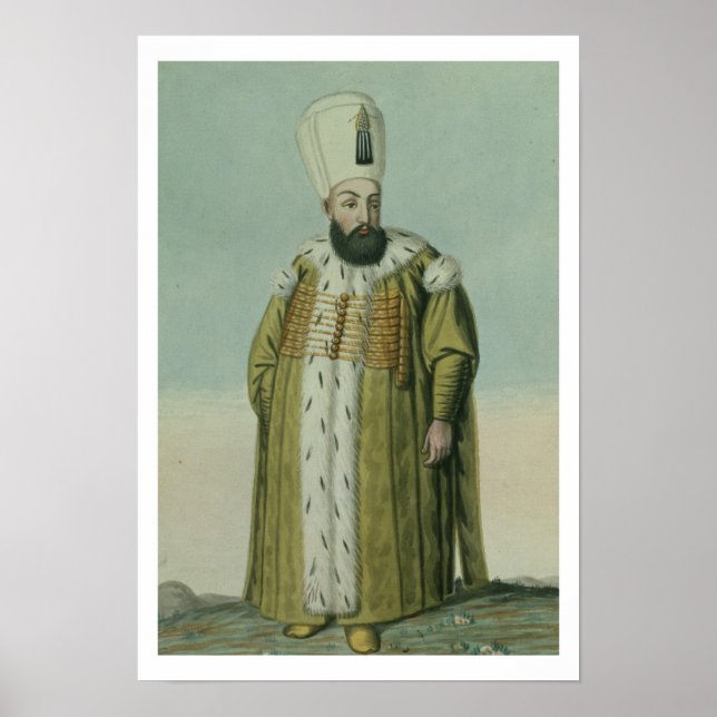 Amurath (Murad) III (1546-95) Sultan 1574-95, aus Poster (Vorne)