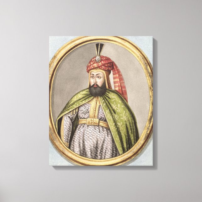 Amurath (Murad) IV (1612-40) Sultan 1623-40, aus Leinwanddruck (Vorderseite)