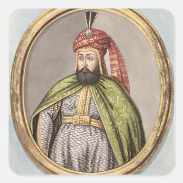 Amurath (Murad) IV (1612-40) Sultan 1623-40, aus Quadratischer Aufkleber (Vorderseite)