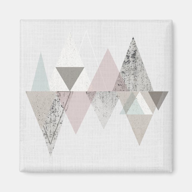 Amuse II | Geometrisch modern Magnet (Vorne)