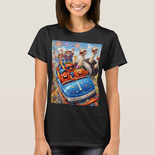 amusement of happiness T-Shirt (Vorderseite)