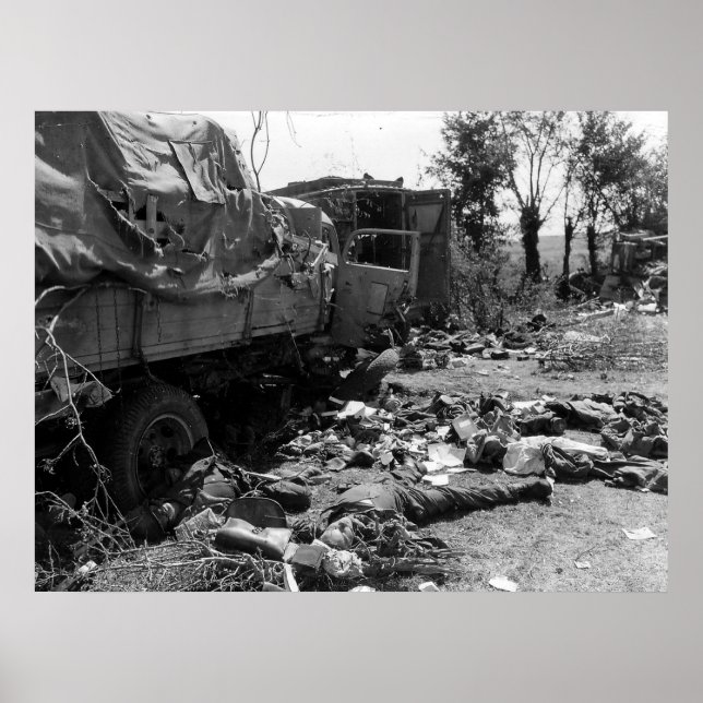 Amüsierte Deutsche in Chambois Frankreich Zweiter  Poster (Vorne)