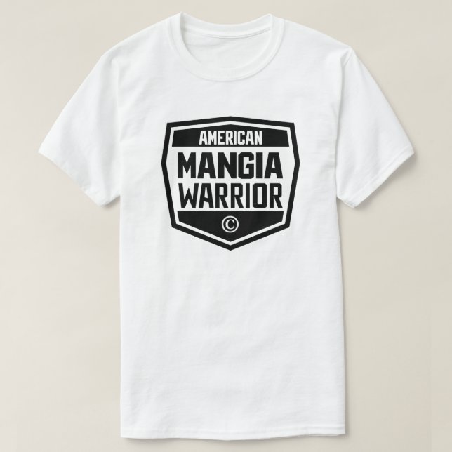 AMW schwarzes Logo T-Shirt (Design vorne)